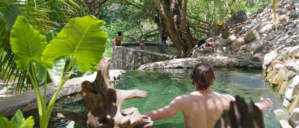 Hot springs pool