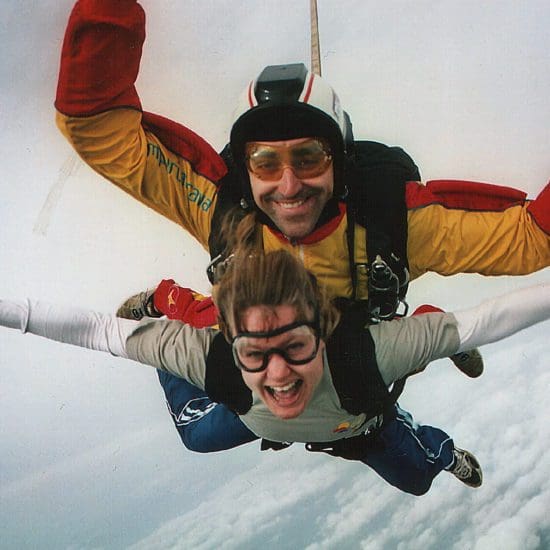 skydiving