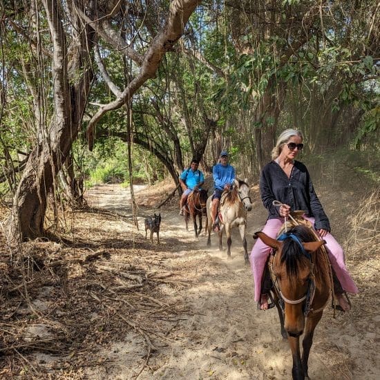 pasando a caballo