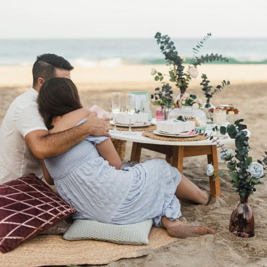 picnic on the beach