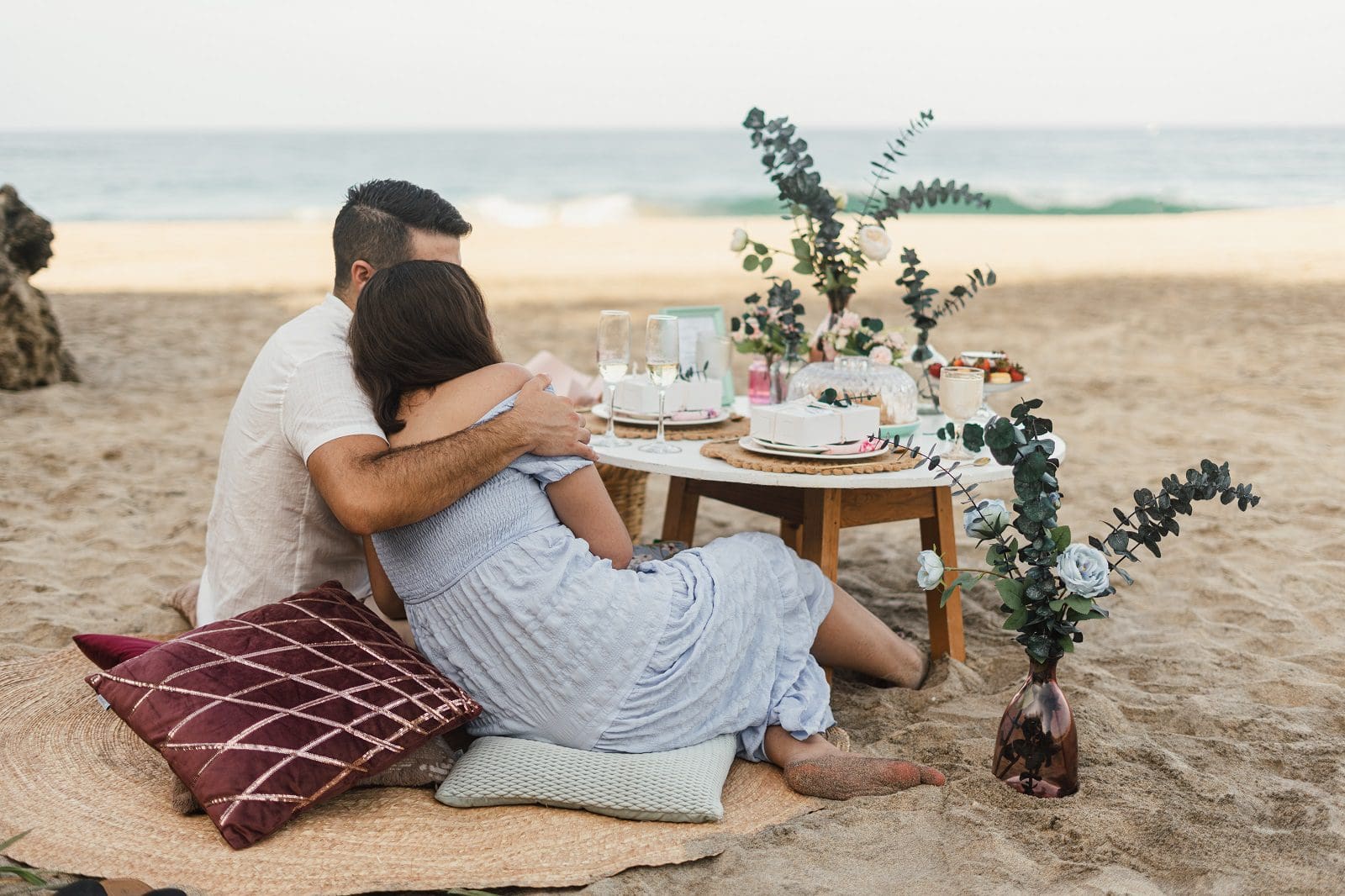 picnic on the beach