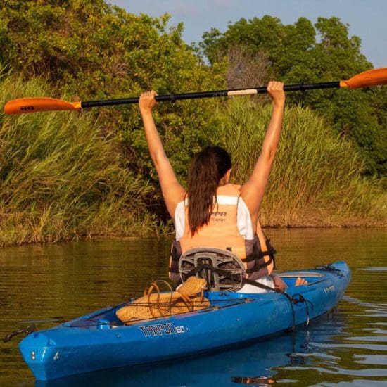 kayaking girl