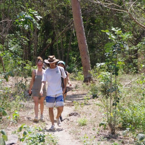 caminando en la sierra