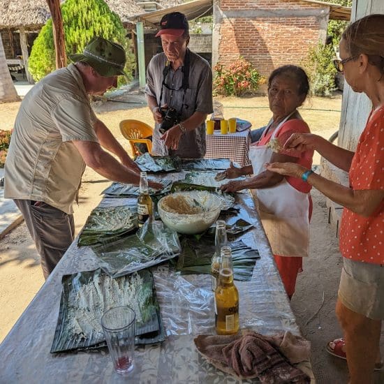 traditional food tasting