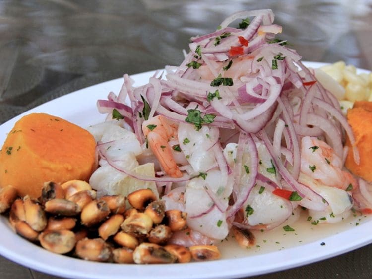 ceviche in Puerto Escondido