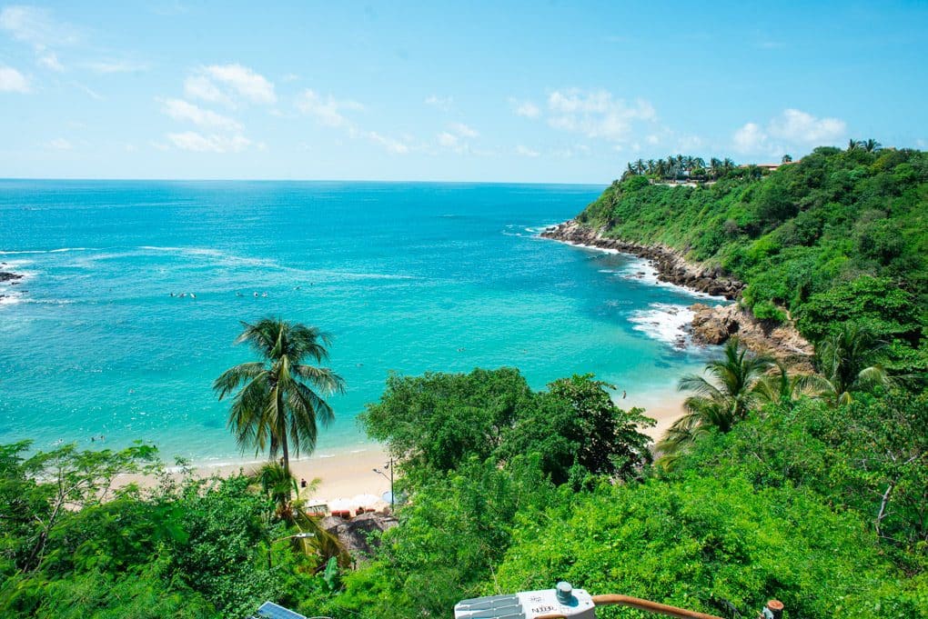 puerto escondido weather at the beach