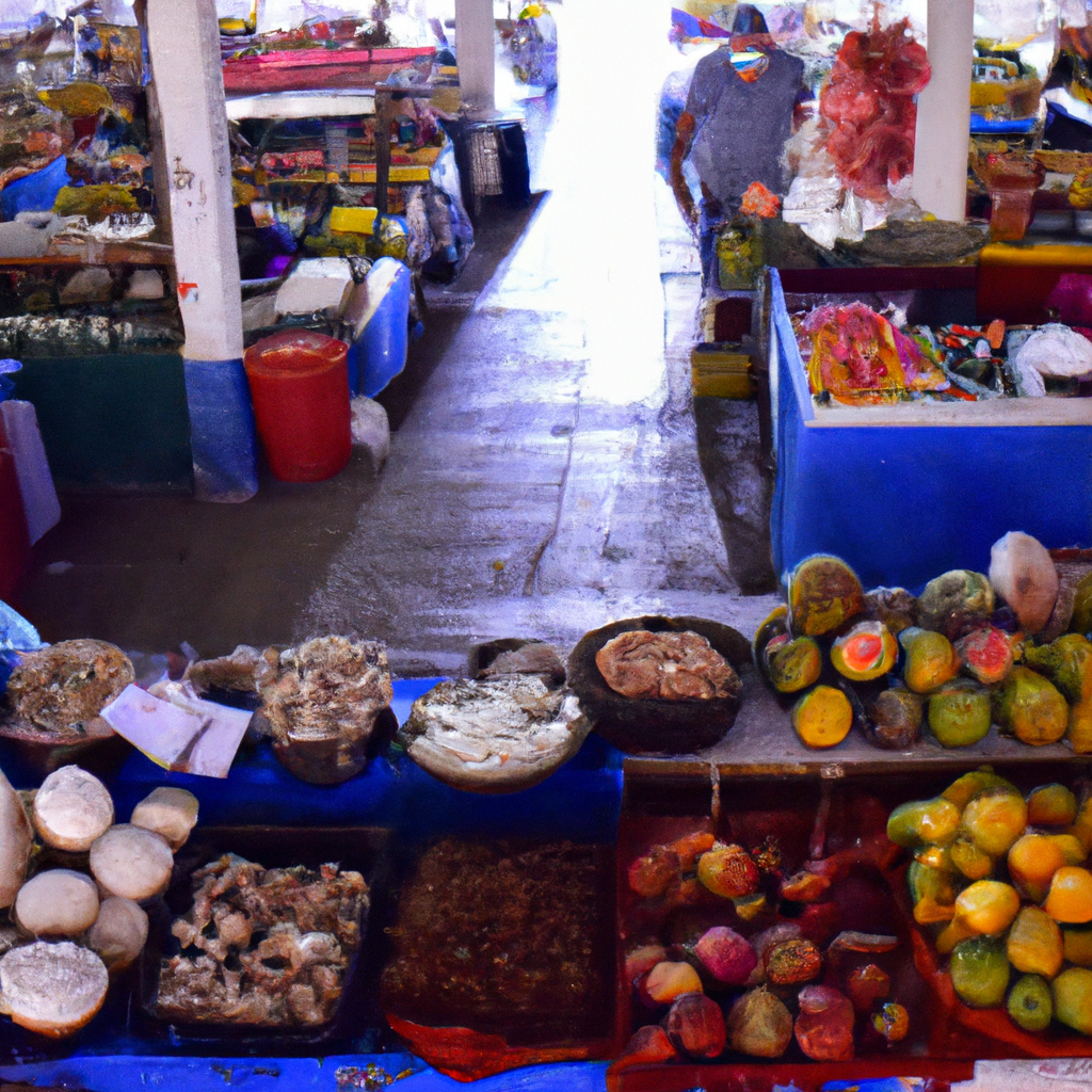 Mercado Benito Juarez en Puerto Escondido Oaxaca