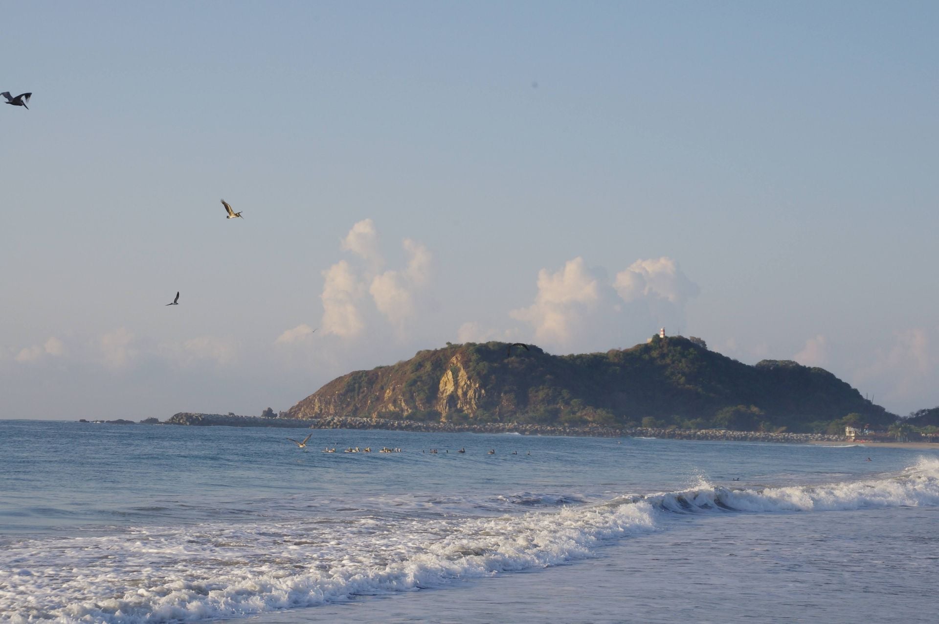 Coastal highway in Oaxaca between Puerto Escondido and Huatulco